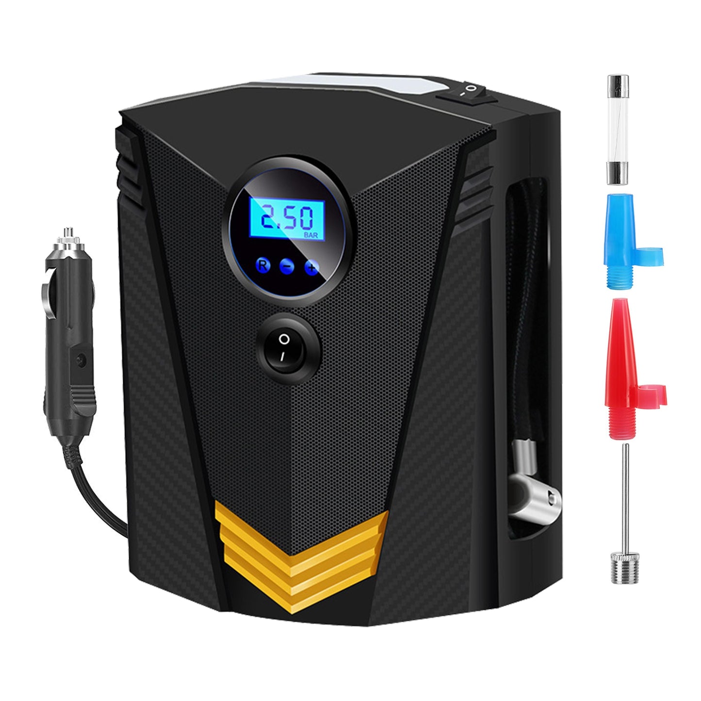 Portable 12V Digital Tire Inflator for a Truck