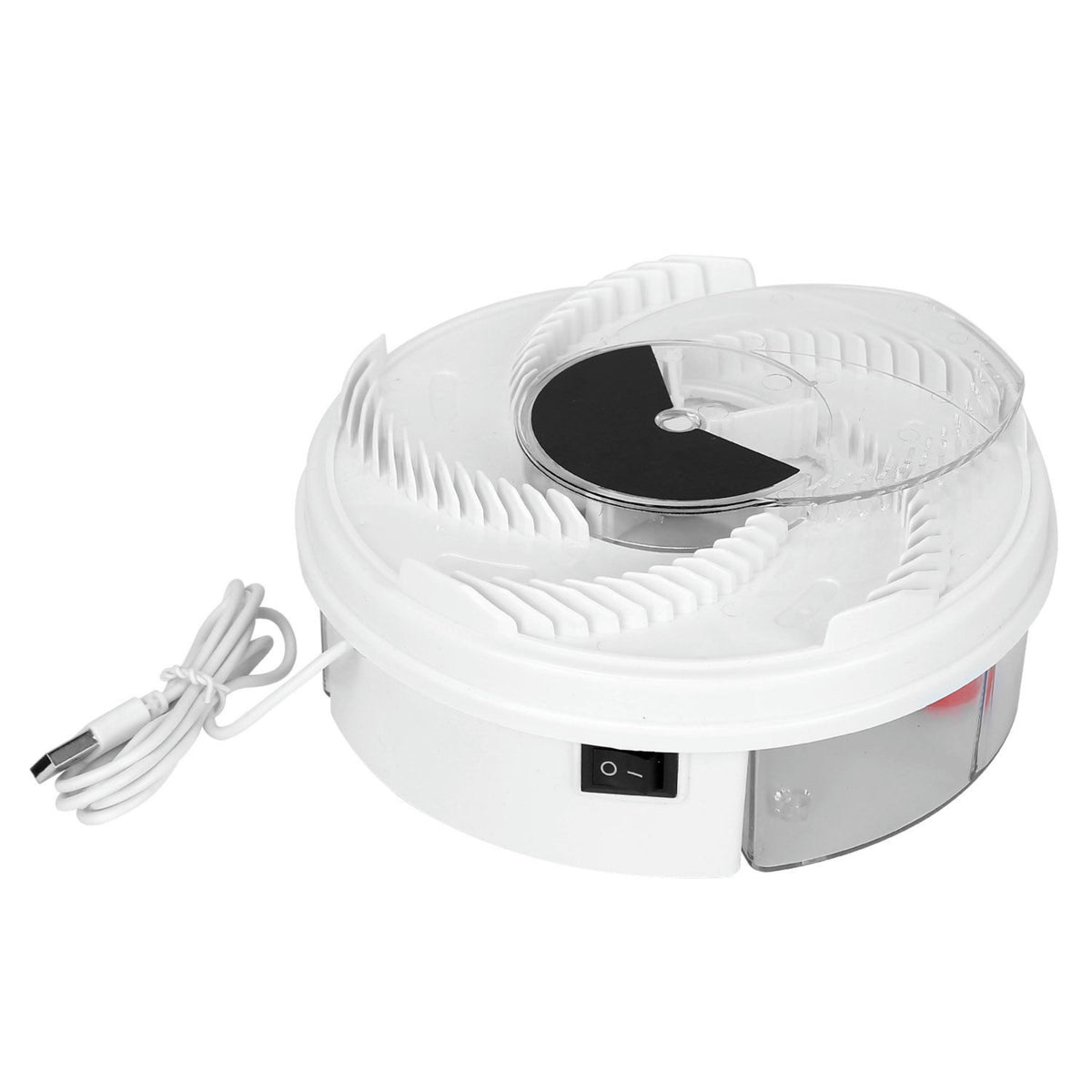 USB powered electric fly trap rotating fly catcher white plastic Best Product Finds on Tampa Home and Garden Store