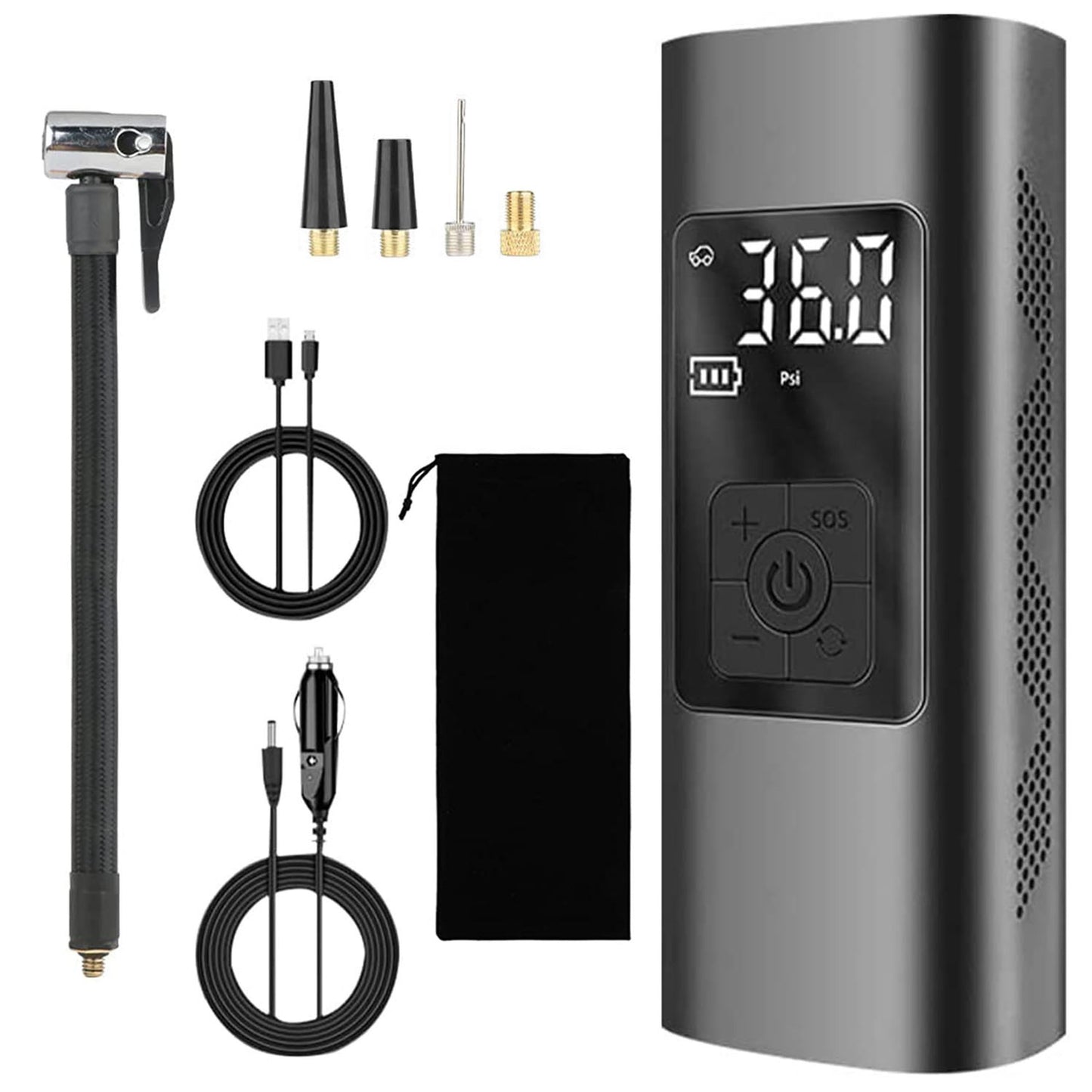 Cordless Tire Inflator Pump for Cars and Bikes