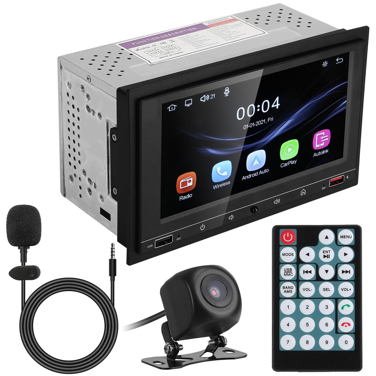 7in universal wireless car MP5 head unit with rear camera, mic, remote Best Product Finds on Tampa Home & Garden Store