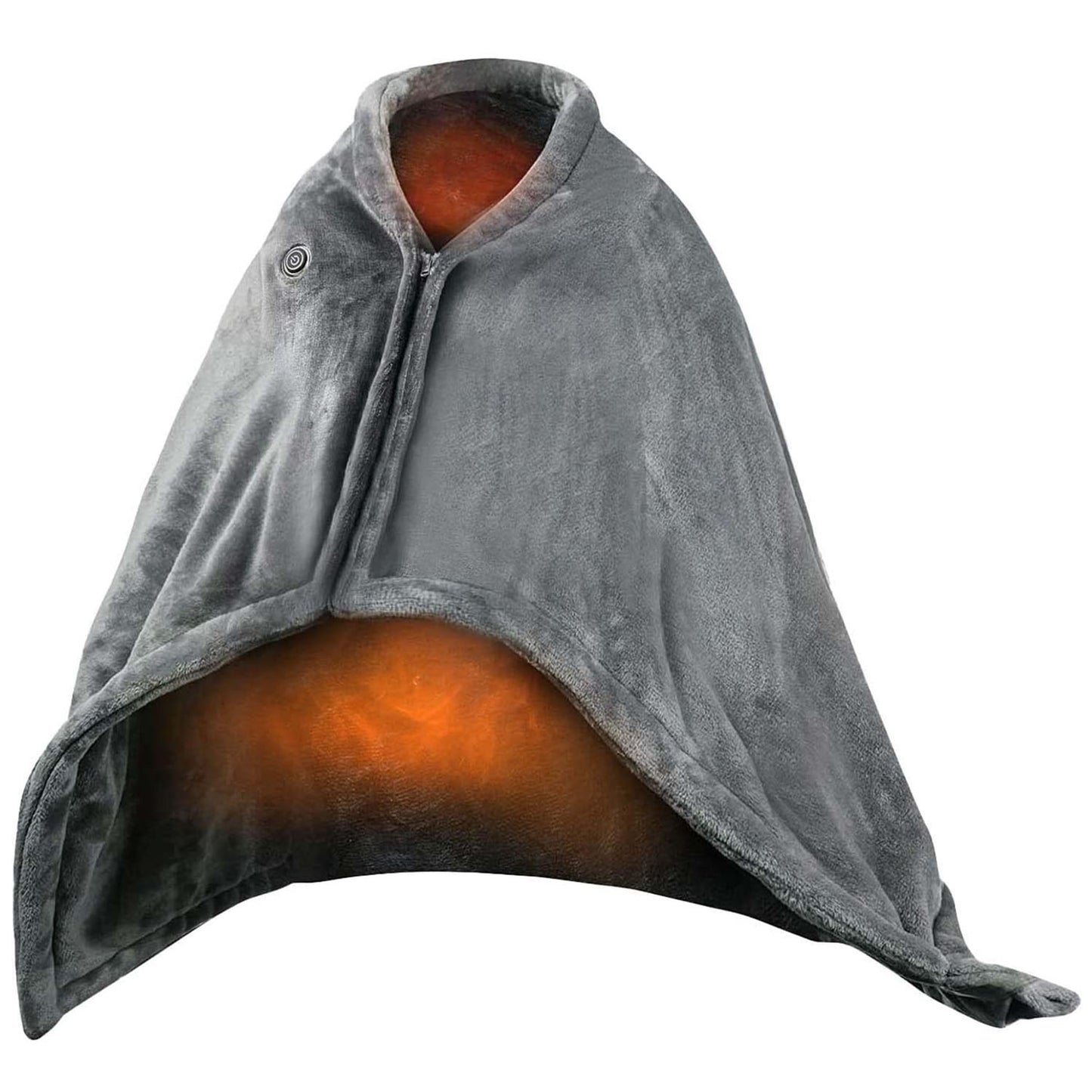 Portable USB Heated Blanket Poncho and Wrap
