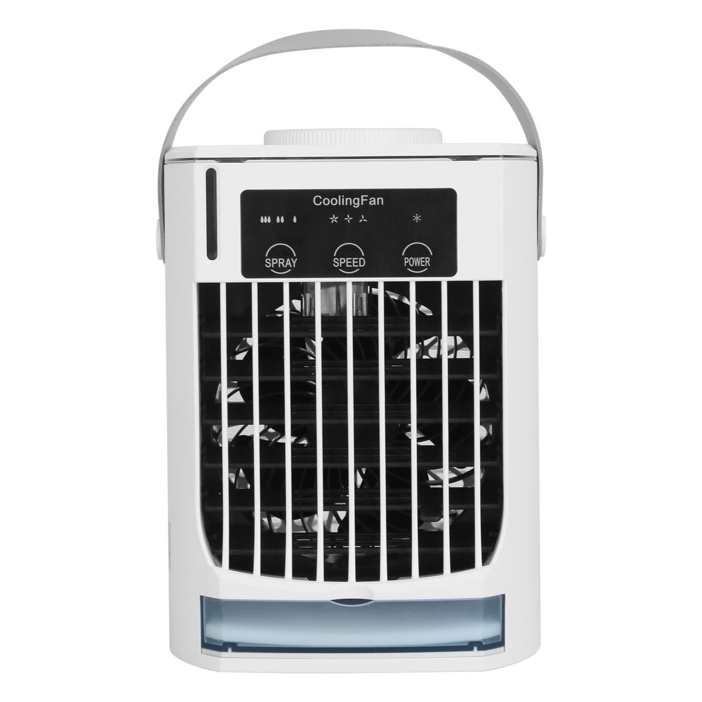Tabletop Evaporative Air Cooler and the Light