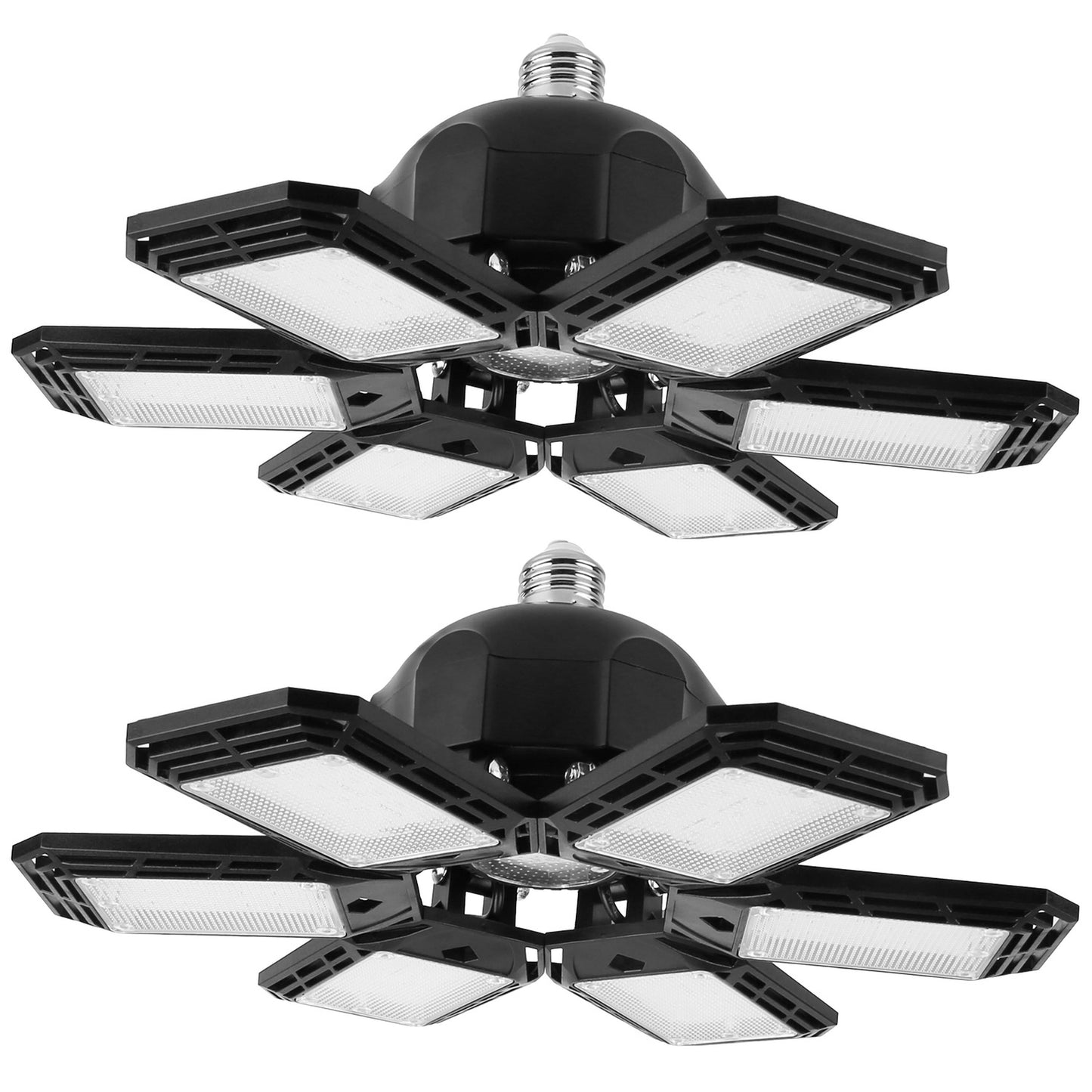 160W Led Garage Light 2 Pack With Adjustable Arms