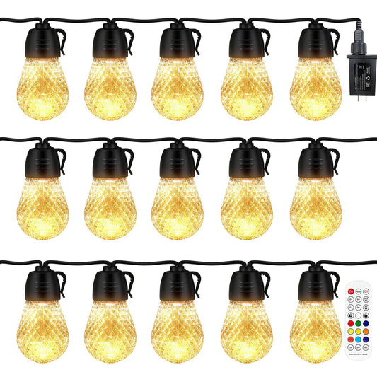 Smart Outdoor String Lights and Remote App