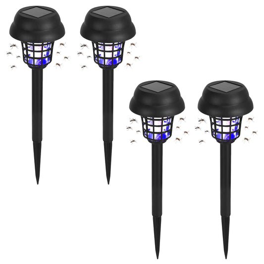 4 Pack Solar Mosquito Zapper for Yard and Garden