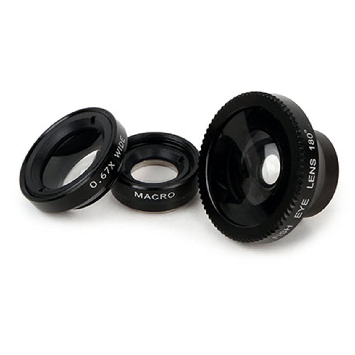 Phone camera lens kit magnetic with 180° fisheye and 0.67x wide lenses by Best Product Finds on Tampa Home & Garden Store