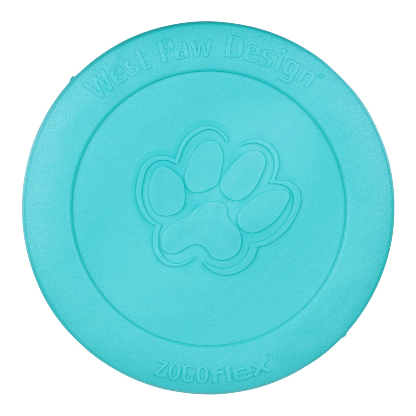 Zisc Teal Gentle Flying Disc for Active Dogs