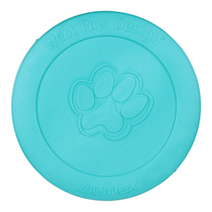 Zisc Teal Gentle Flying Disc for Active Dogs