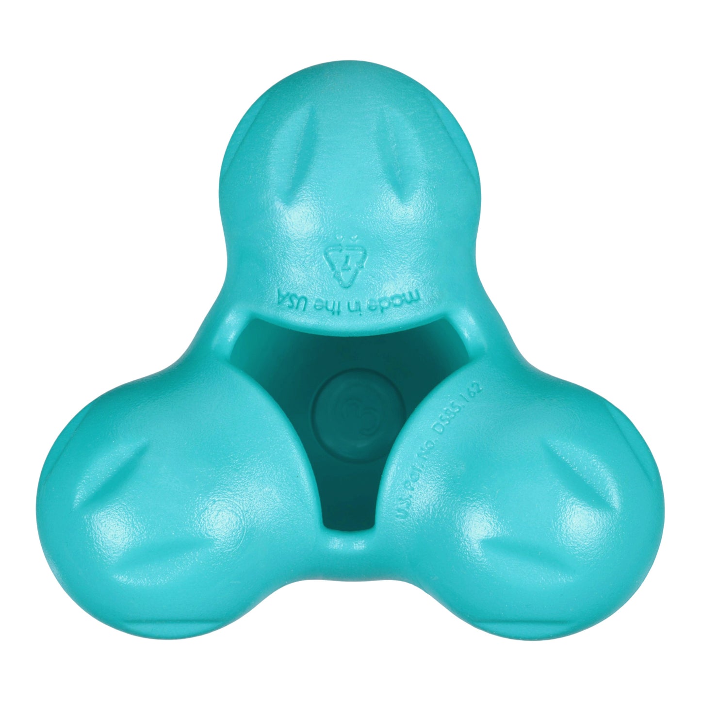 Tux Teal Dog Toy for Tough Chewers that Floats