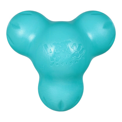 Tux Teal Dog Toy for Tough Chewers that Floats