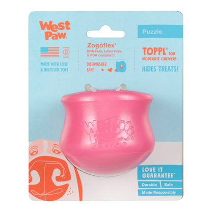 Toppl Geranium Puzzle Toy for Moderate Chewers