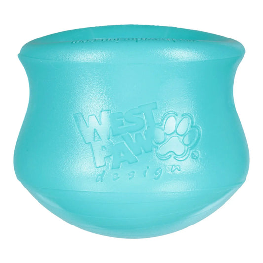 Toppl teal puzzle dog toy treat dispenser by West Paw on Tampa Home & Garden Store