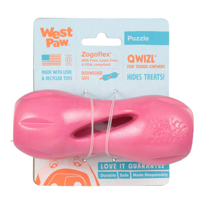 Qwizl Geranium Durable Chew Toy for Tough Dogs