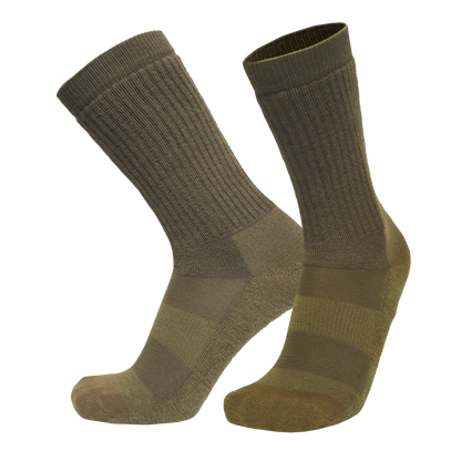 FIRE Sock military tactical crew socks in olive drab, pair from Covert Threads on Tampa Home & Garden Store
