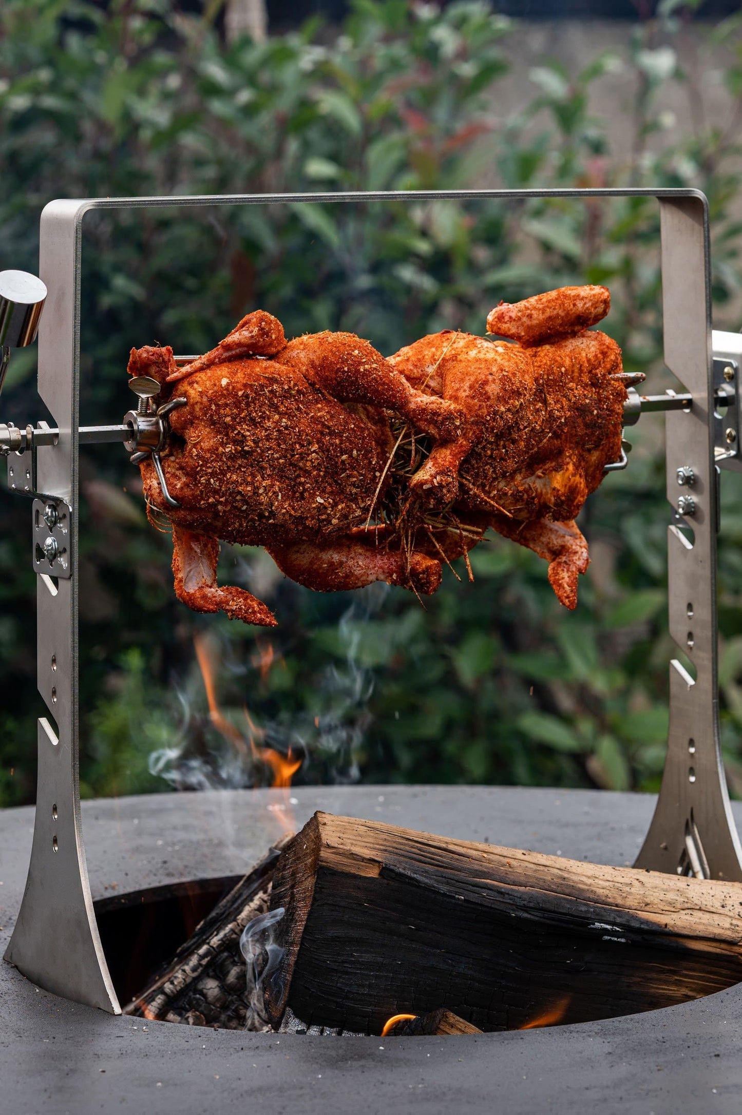 Rotisserie with Cordless Motor For Green Egg XXL / Kamado XXL