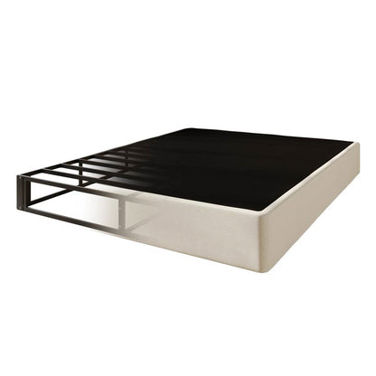 Base de somier de metal tamaño completo de 7.8 pulgadas con cubierta para colchón