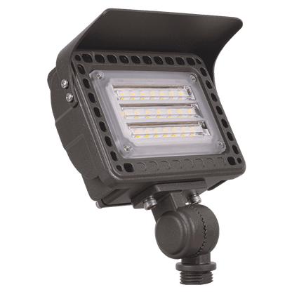 Flacc20 flood light with adjustable CCT, black housing, low voltage LED on Tampa Home & Garden Store