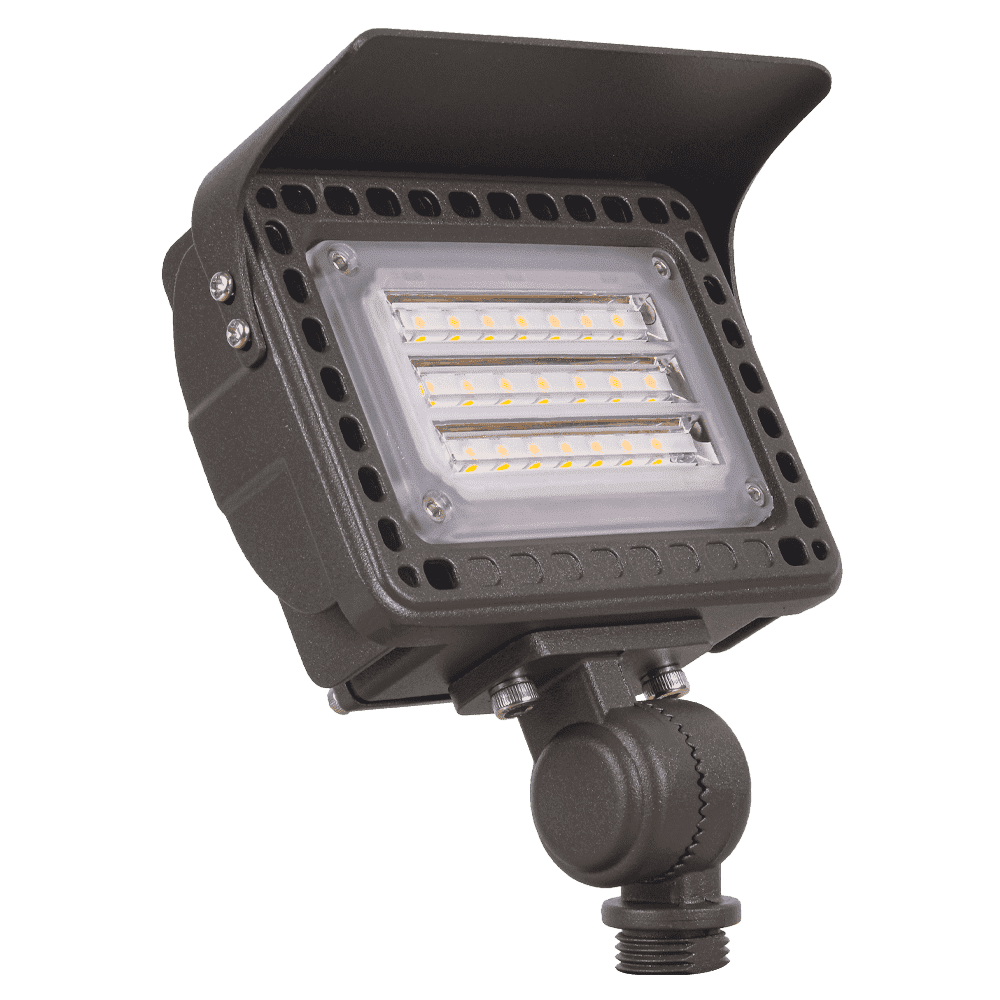 FLACC20 Low Voltage Adjustable CCT and Wattage 5W-20W Outdoor LED Landscape Lighting Flood Light