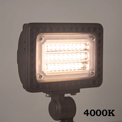 Flood light Flacc20 adjustable CCT LED by Kings Outdoor Lighting, black housing 4000K on Tampa Home & Garden Store