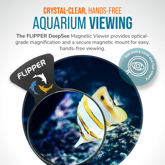 DeepSee Magnetic Aquarium Viewer by Flipper with magnetic mount on Tampa Home & Garden Store