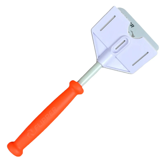 Flipper Platinum Aquarium Algae Scraper 10 Inch handheld scraper gray head on Tampa Home & Garden Store