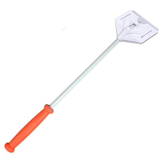 Flipper Platinum Aquarium Algae Scraper 18 Inch white head with orange handle on Tampa Home & Garden Store