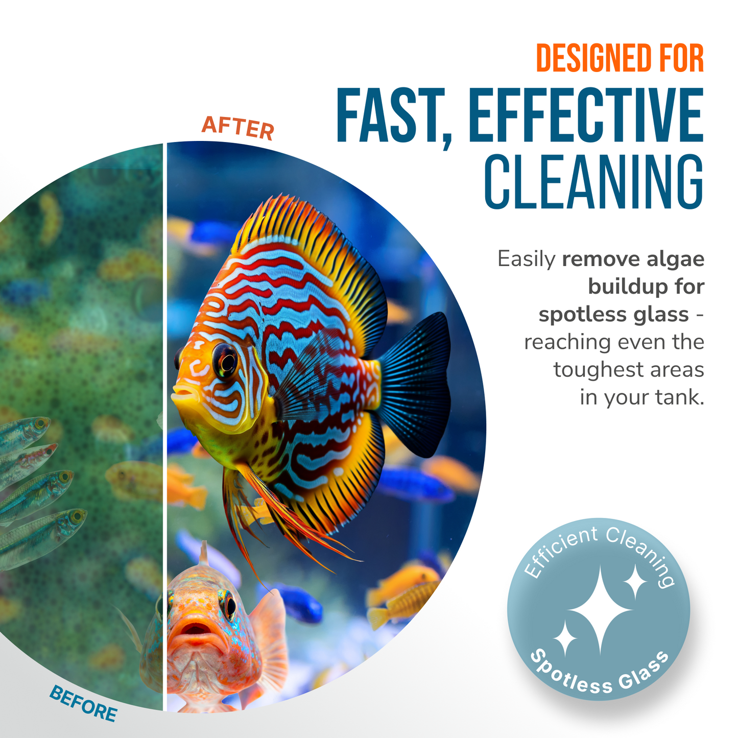 Flipper Max Float 2 in 1 Aquarium Algae Cleaner