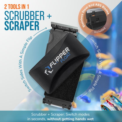 Flipper Float 2 In 1 Magnetic Aquarium Cleaner