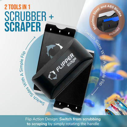 Flipper Edge 2 In 1 Magnetic Algae Cleaner