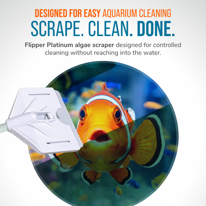 Flipper Platinum Aquarium Algae Scraper 18 Inch