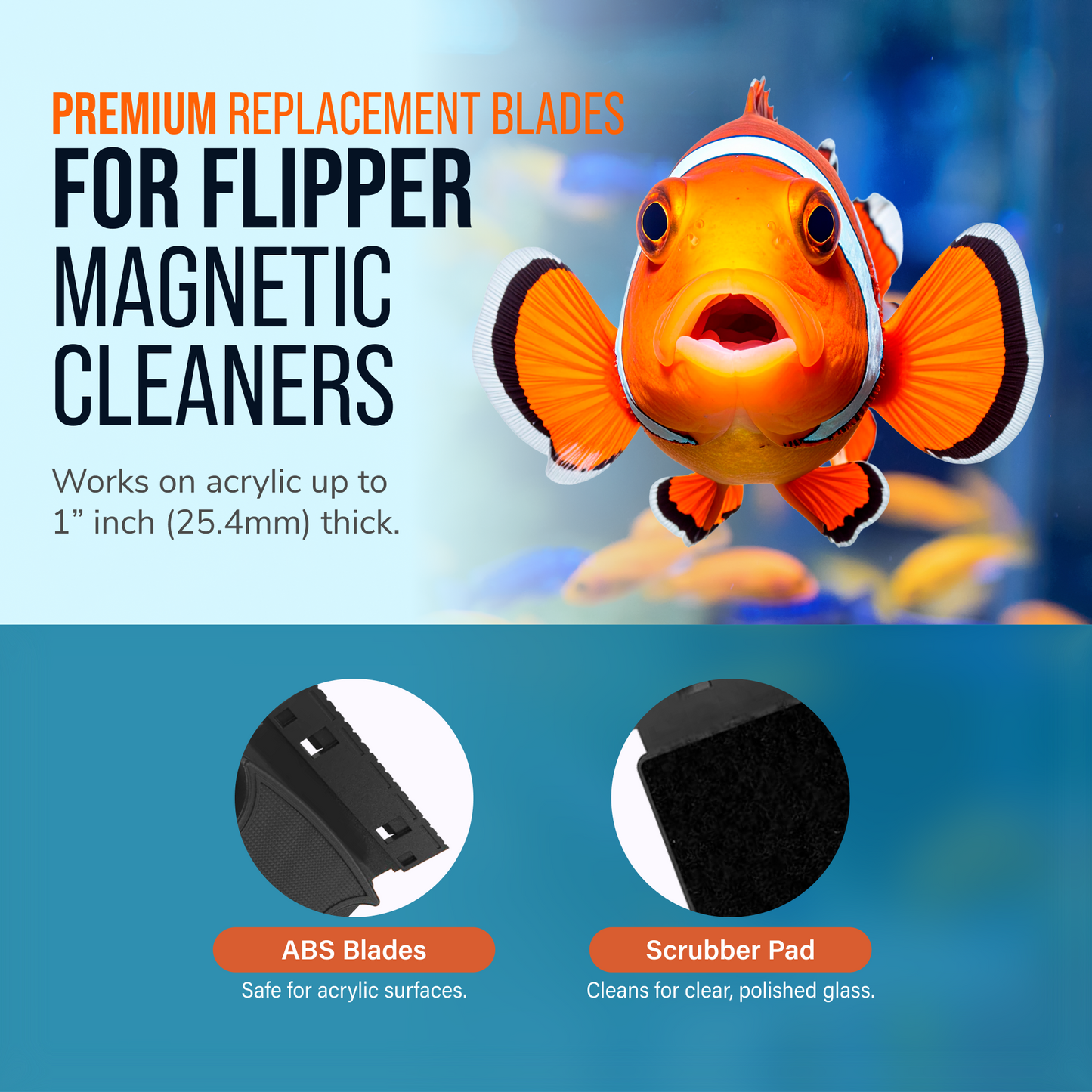 Flipper Max ABS Replacement Blades 3 Pack