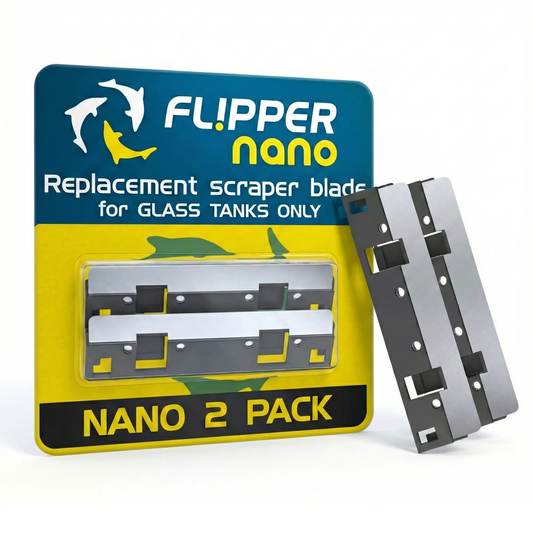 Flipper Nano replacement blades, stainless steel 2-pack for aquarium glass, Flipper Aquarium Products on Tampa Home & Garden Store