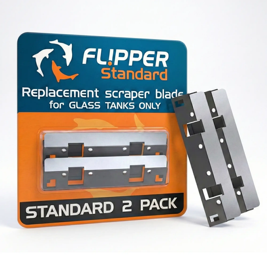 Flipper Stainless Steel Replacement Blades 2 Pack for aquarium scrapers on Tampa Home & Garden Store