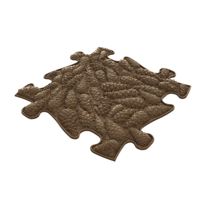 Sensory Gift Set Play Mats brown textured interlocking tiles by TINNITOTS on Tampa Home & Garden Store