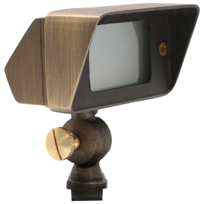 FPB01 Brass Rectangular LED Directional Flood Light Adjustable Lighting