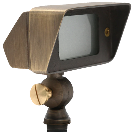 Projecteur directionnel LED rectangulaire en laiton FPB01, éclairage réglable