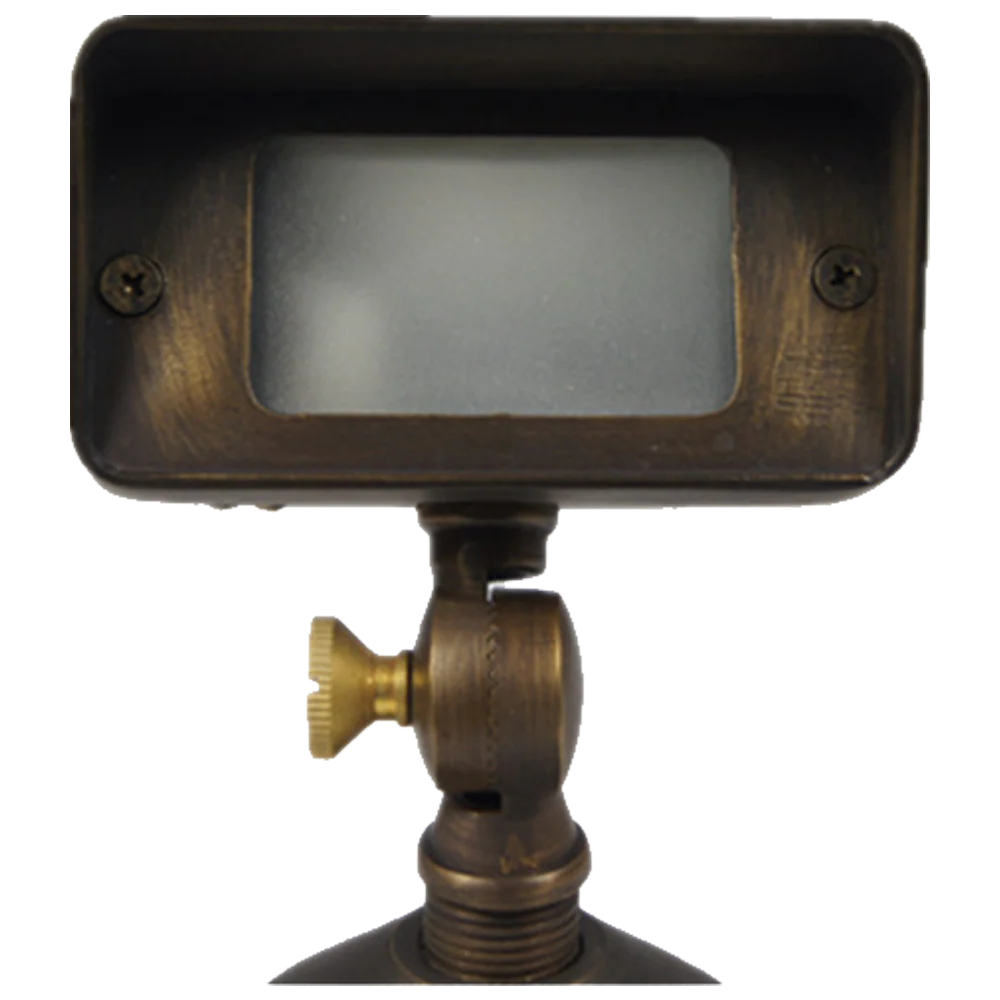 FPB01 Brass Rectangular LED Directional Flood Light Adjustable Lighting