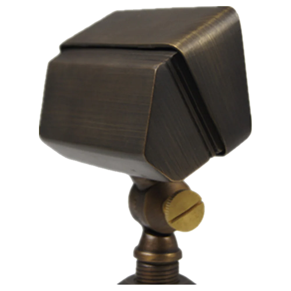 FPB01 Brass Rectangular LED Directional Flood Light Adjustable Lighting