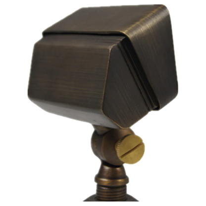 FPB01 Brass Rectangular LED Directional Flood Light Adjustable Lighting