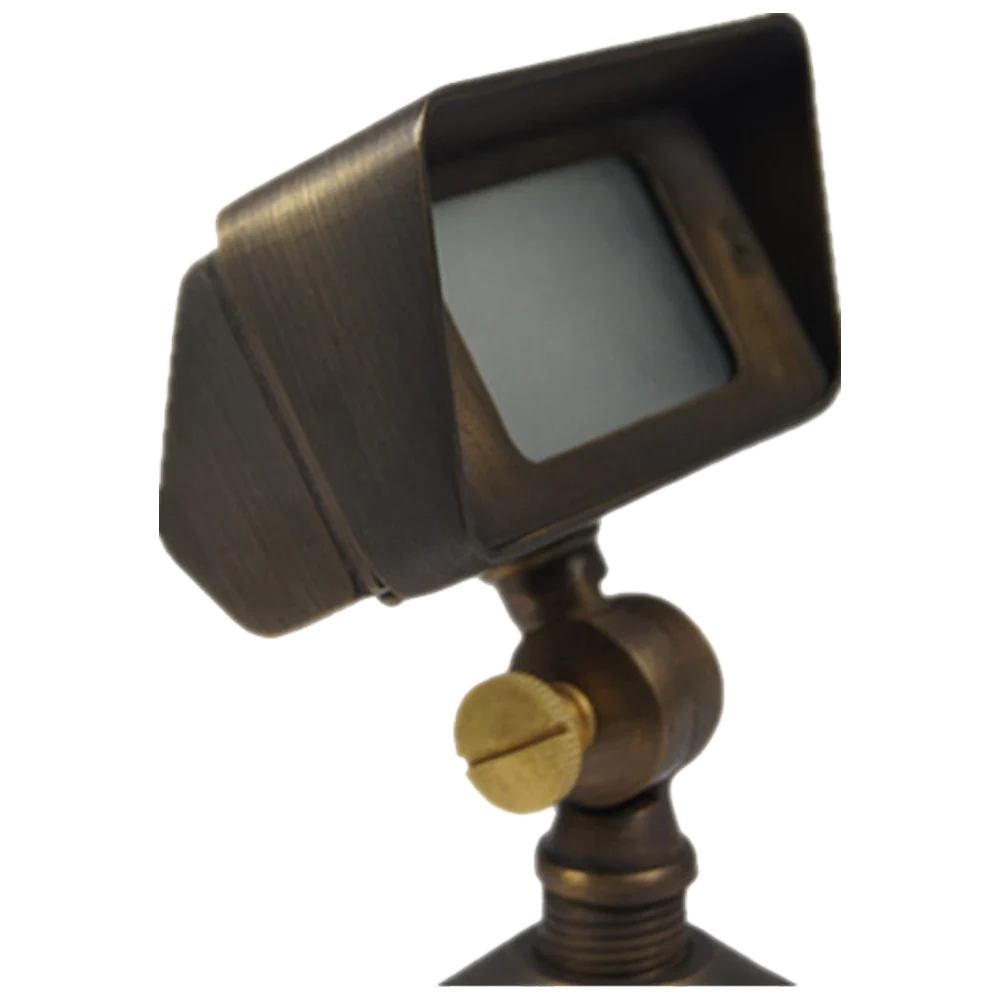 FPB01 Brass Rectangular LED Directional Flood Light Adjustable Lighting