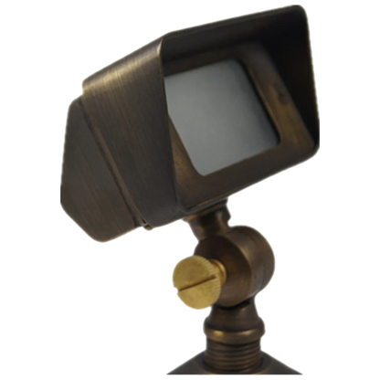 FPB01 Brass Rectangular LED Directional Flood Light Adjustable Lighting