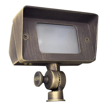 FPB01 Brass Rectangular LED Directional Flood Light Adjustable Lighting