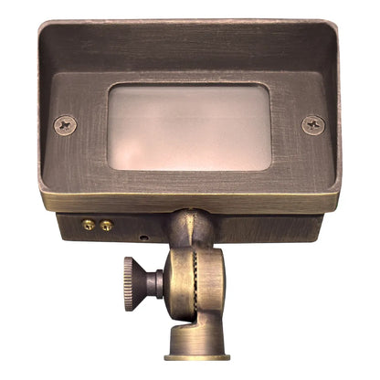 FPB01 Brass Rectangular LED Directional Flood Light Adjustable Lighting