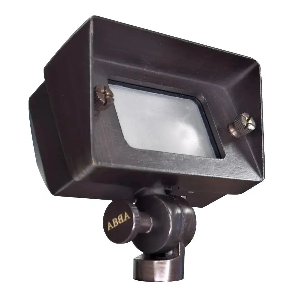 Foco LED direccional rectangular de latón FPB01, iluminación ajustable