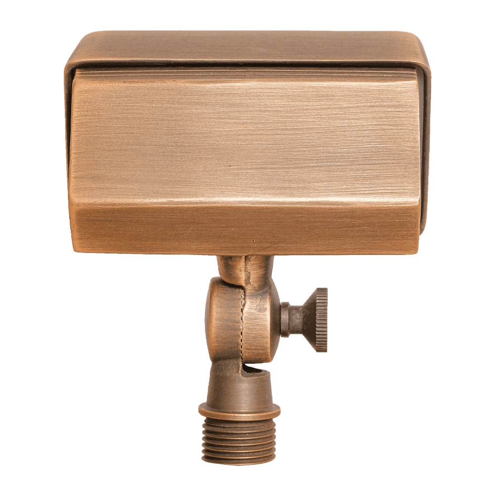 FPB01 Brass Rectangular LED Directional Flood Light Adjustable Lighting