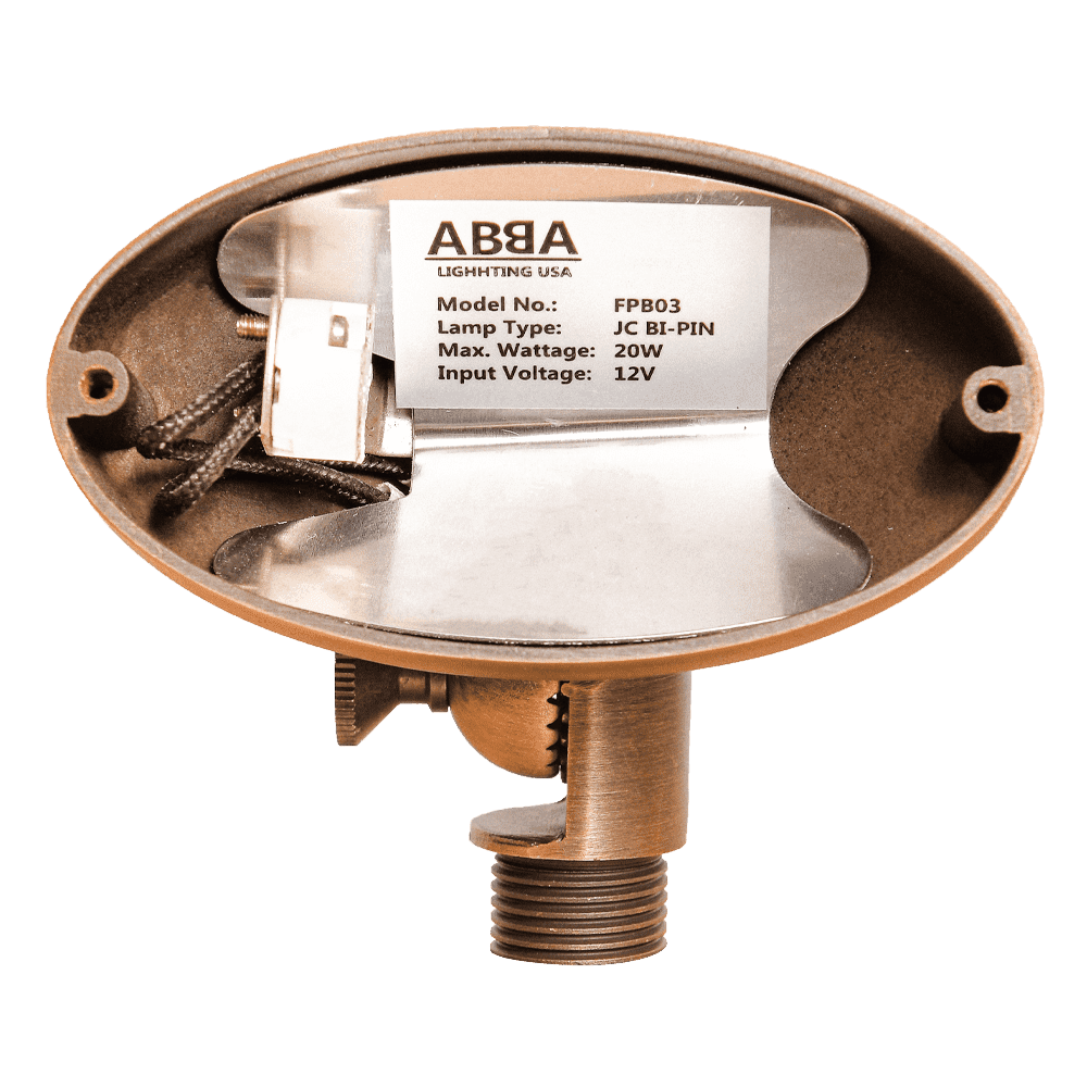 FPB03 Brass Oval LED Directional Flood Light Adjustable Lighting - Tampa soil911.com