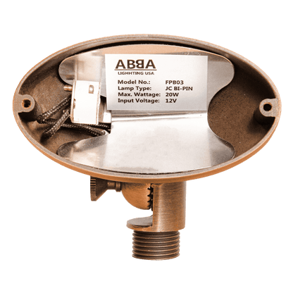 FPB03 Brass Oval LED Directional Flood Light Adjustable Lighting - Tampa soil911.com