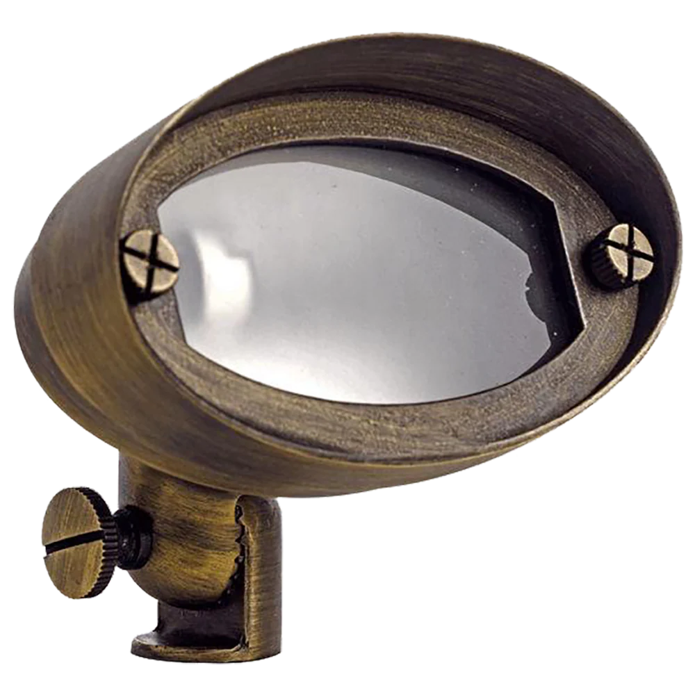 FPB03 Brass Oval LED Directional Flood Light Adjustable Lighting