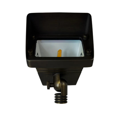 FPB05 Cast Brass Rectangular LED Directional Flood Light Adjustable Landscape Lighting