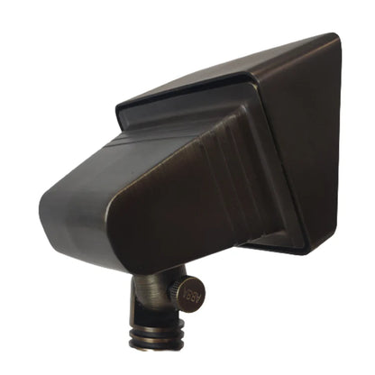 FPB05 Cast Brass Rectangular LED Directional Flood Light Adjustable Landscape Lighting